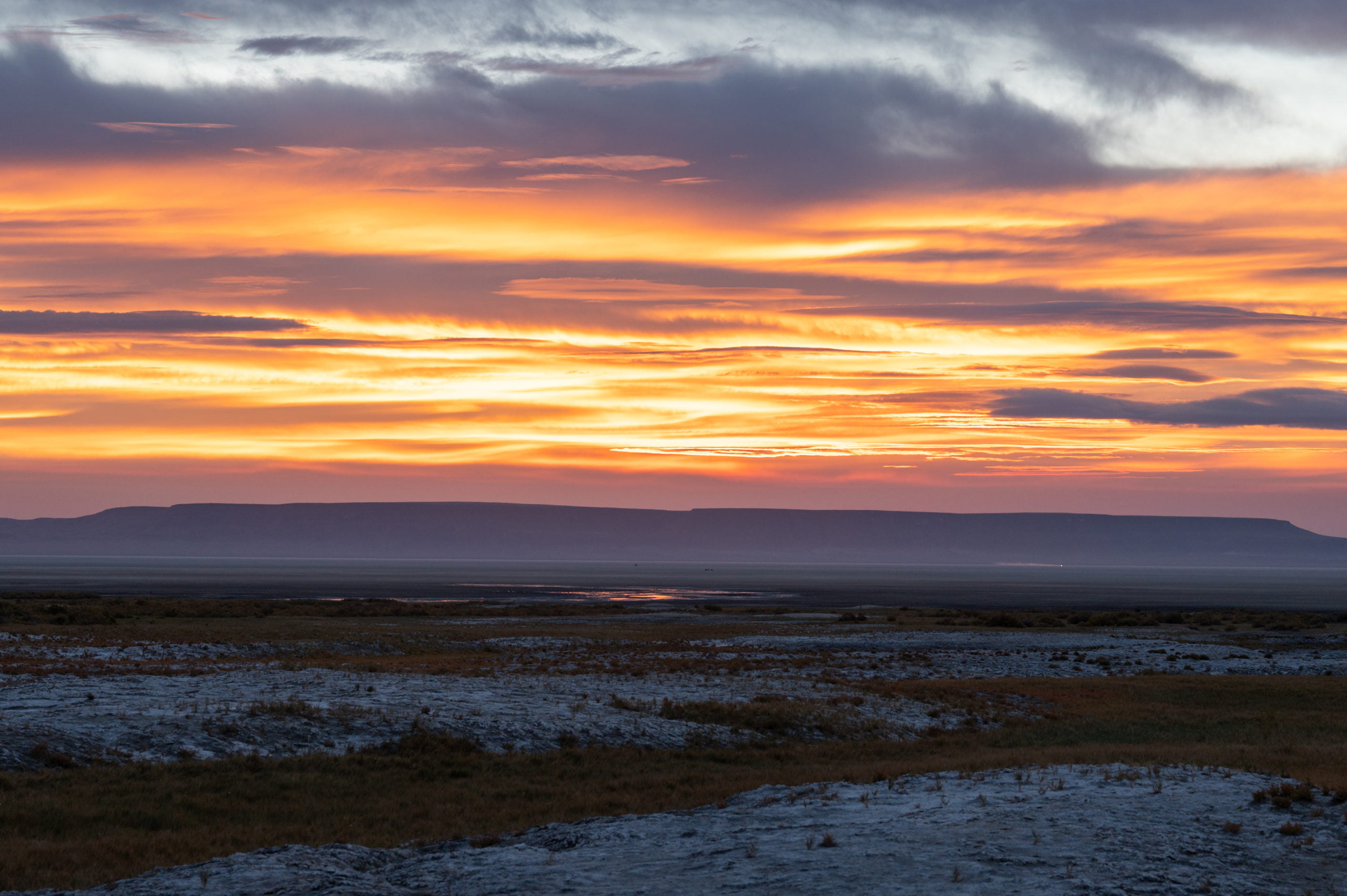 sunrise over the Alvord Desert