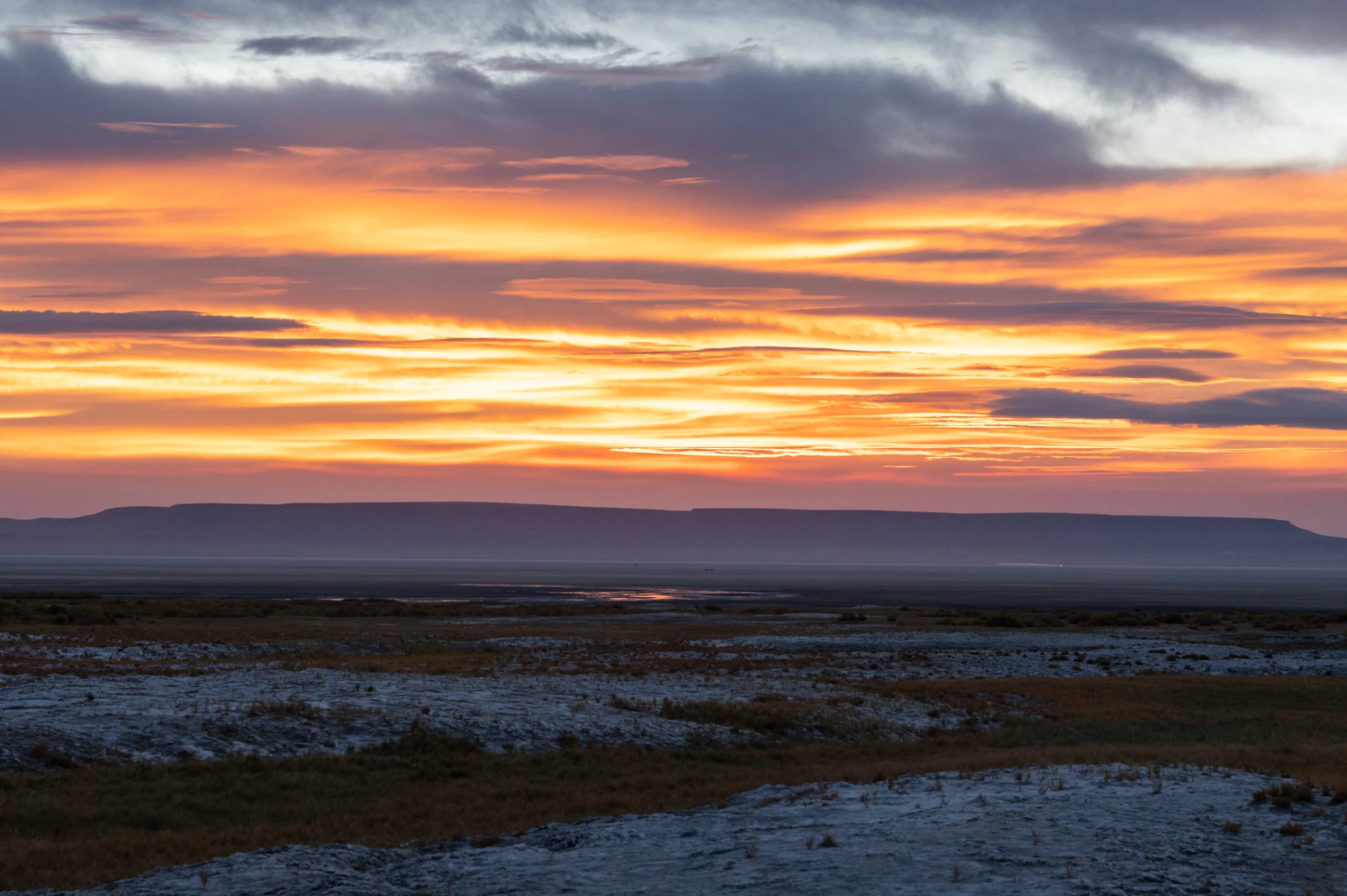 sunrise over the Alvord Desert