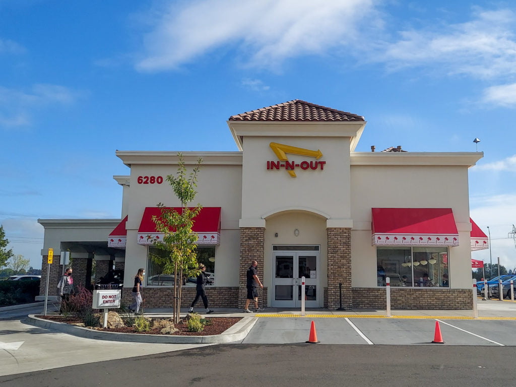 In-N-Out Burger restaurant