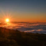 sunset at haleakala