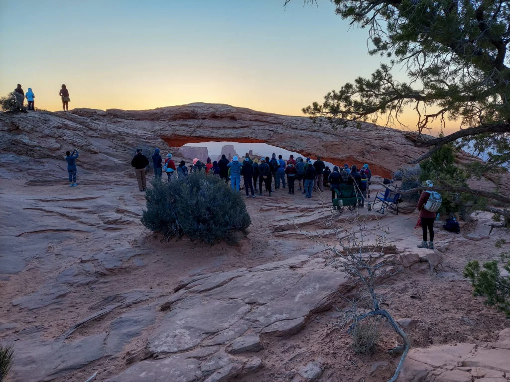 sunrise crowd