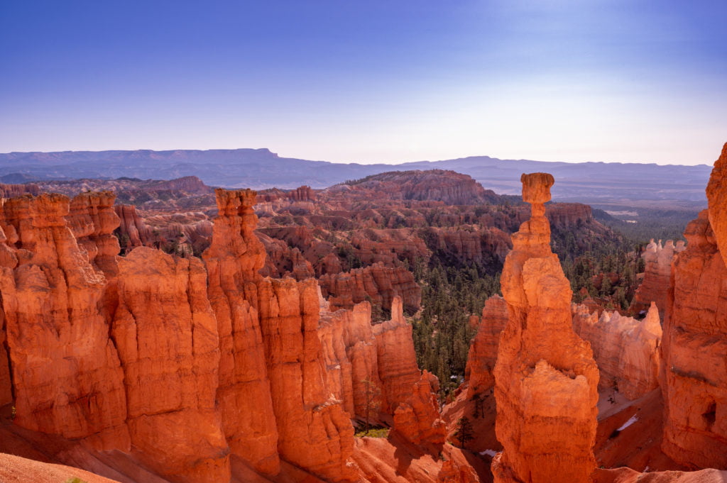 Thor's Hammer at Sunset Point along Navajo Loop Trail