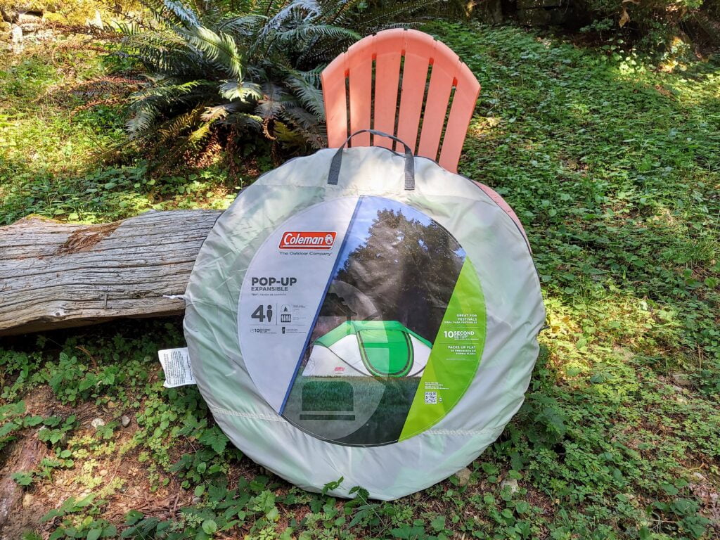 Coleman 4-Person Pop-up Tent Disc