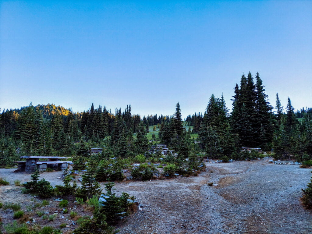 Sunrise Picnic Area Tables