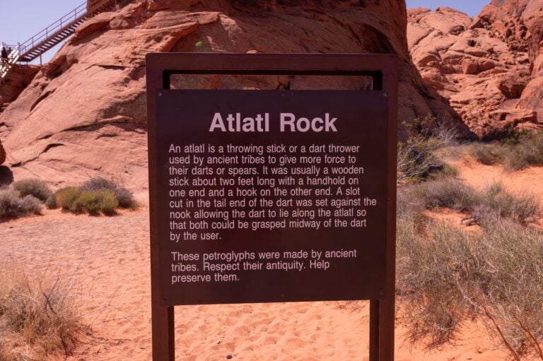 Atlatl Rock Description