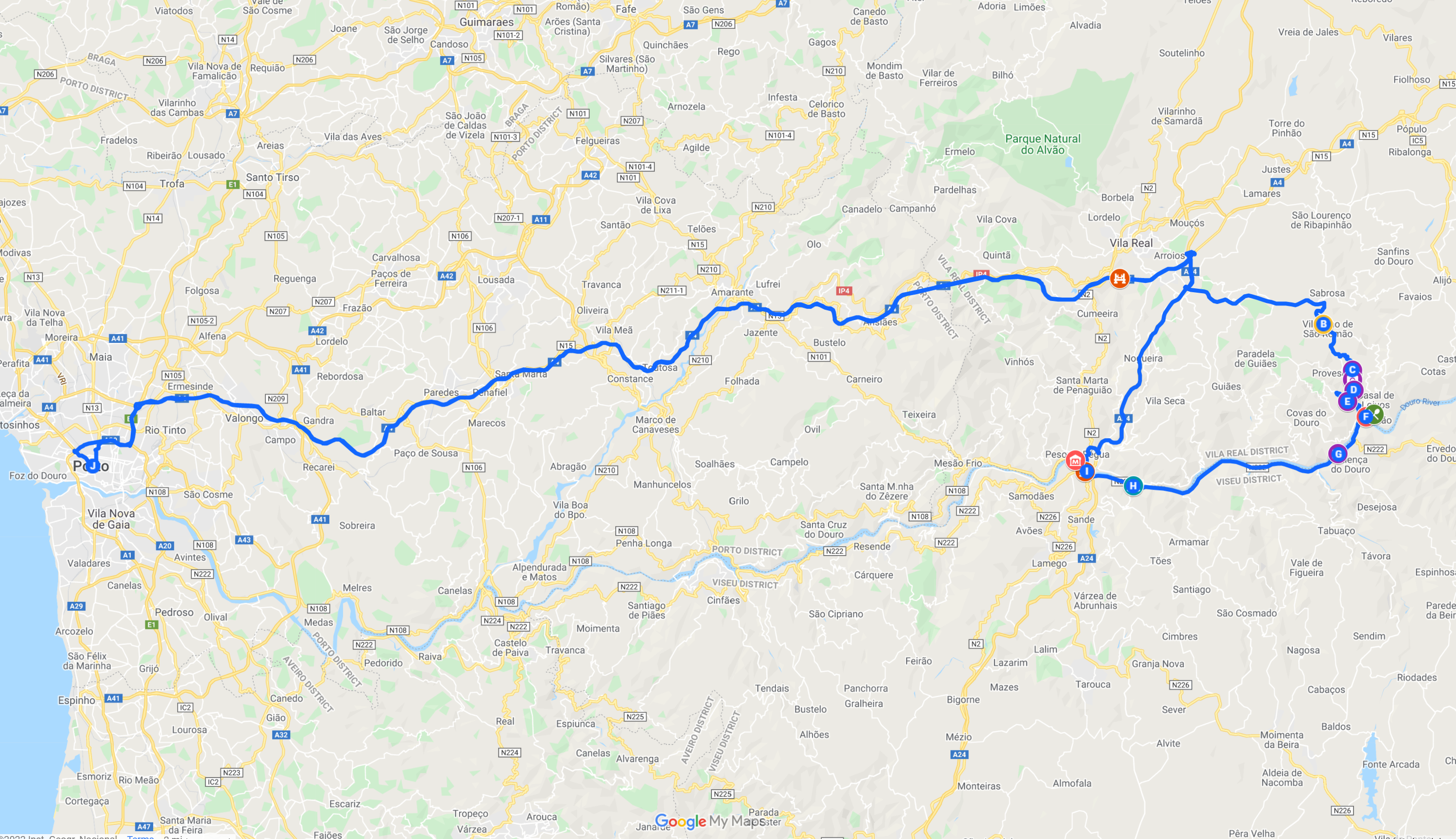 Day trip from Porto to the Douro Valley