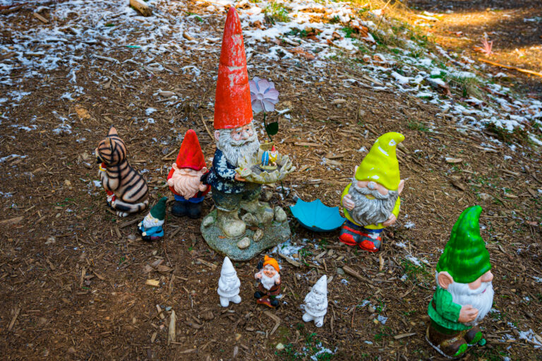 Gnomes at main northwest entrance