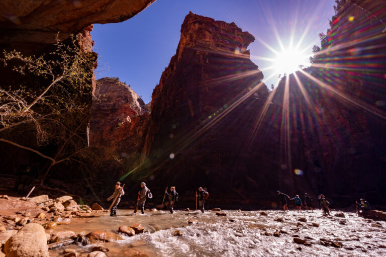 The Narrows at Zion National Park