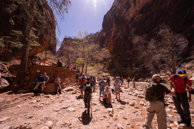 Riverside Walk at Zion National park