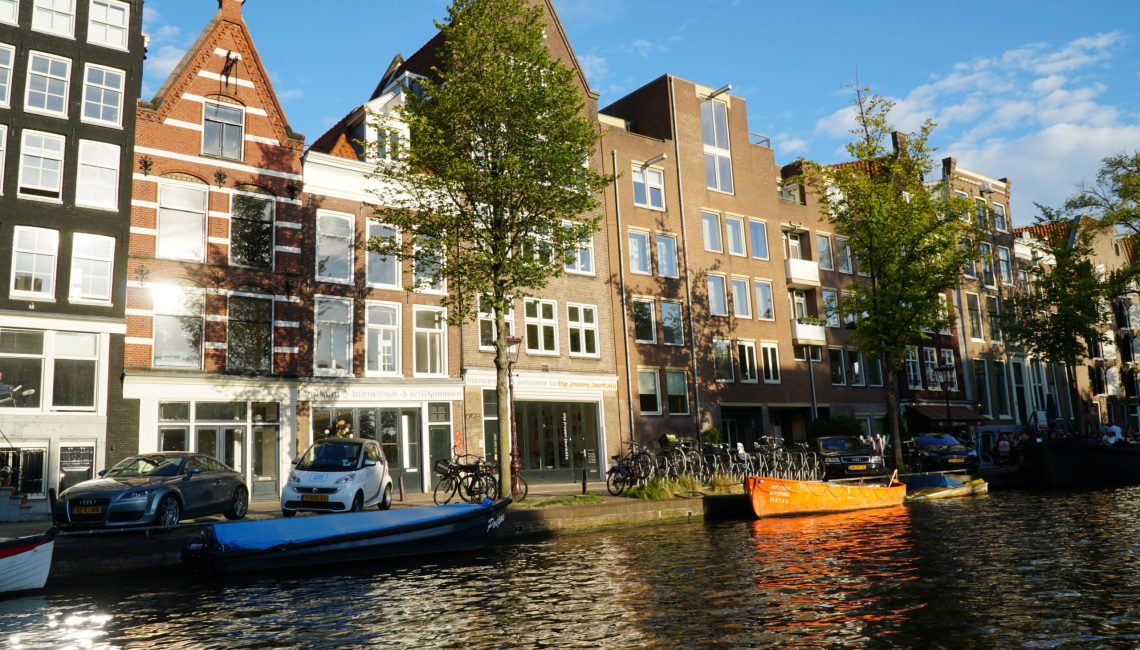 Amsterdam water canal