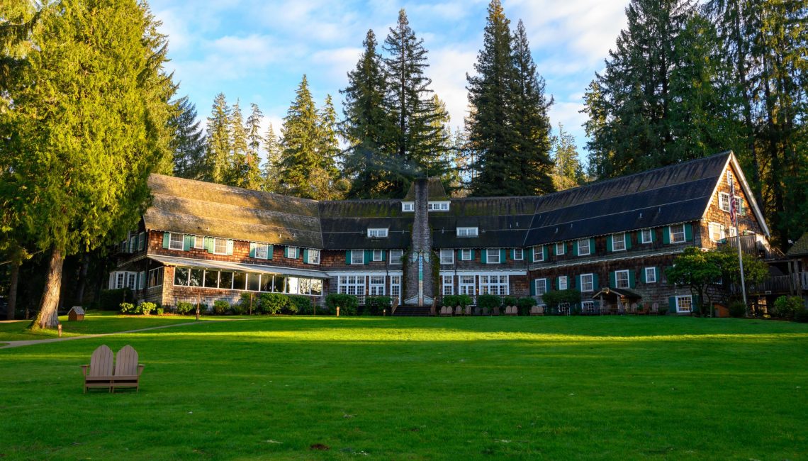 View of Lake Quinault Lodge