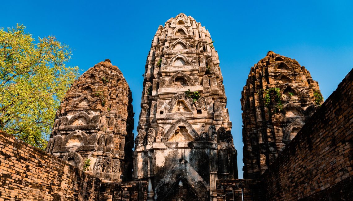 Ancient Ruins at Sukhothai Historical Park