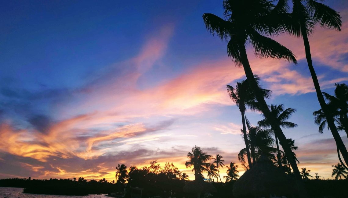 sunset on Islamorada Florida Keys